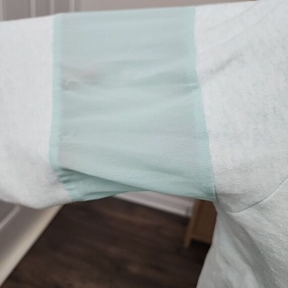 Gymshark Women's Pullover Hoodie XS Mint Green Cowl‎ Neck Sweatshirt Athleisure - Picture 3 of 8